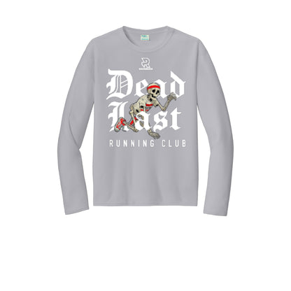 DEAD LAST (White) - Long Sleeve Performance Tee