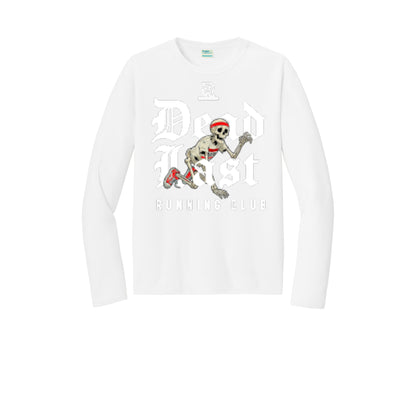 DEAD LAST (White) - Long Sleeve Performance Tee