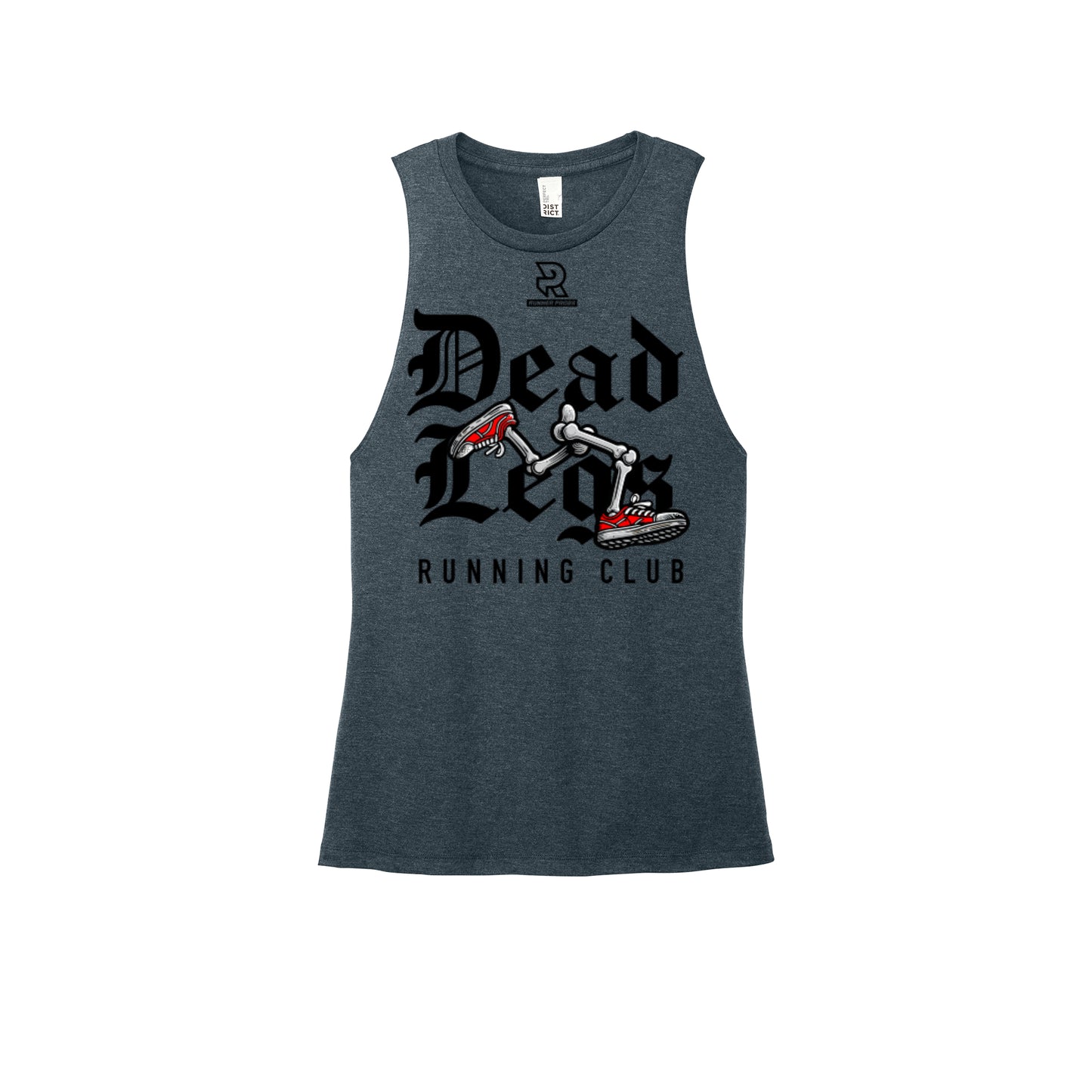 DEAD LEGS (Black) - Womens Perfect Tri Muscle Tank