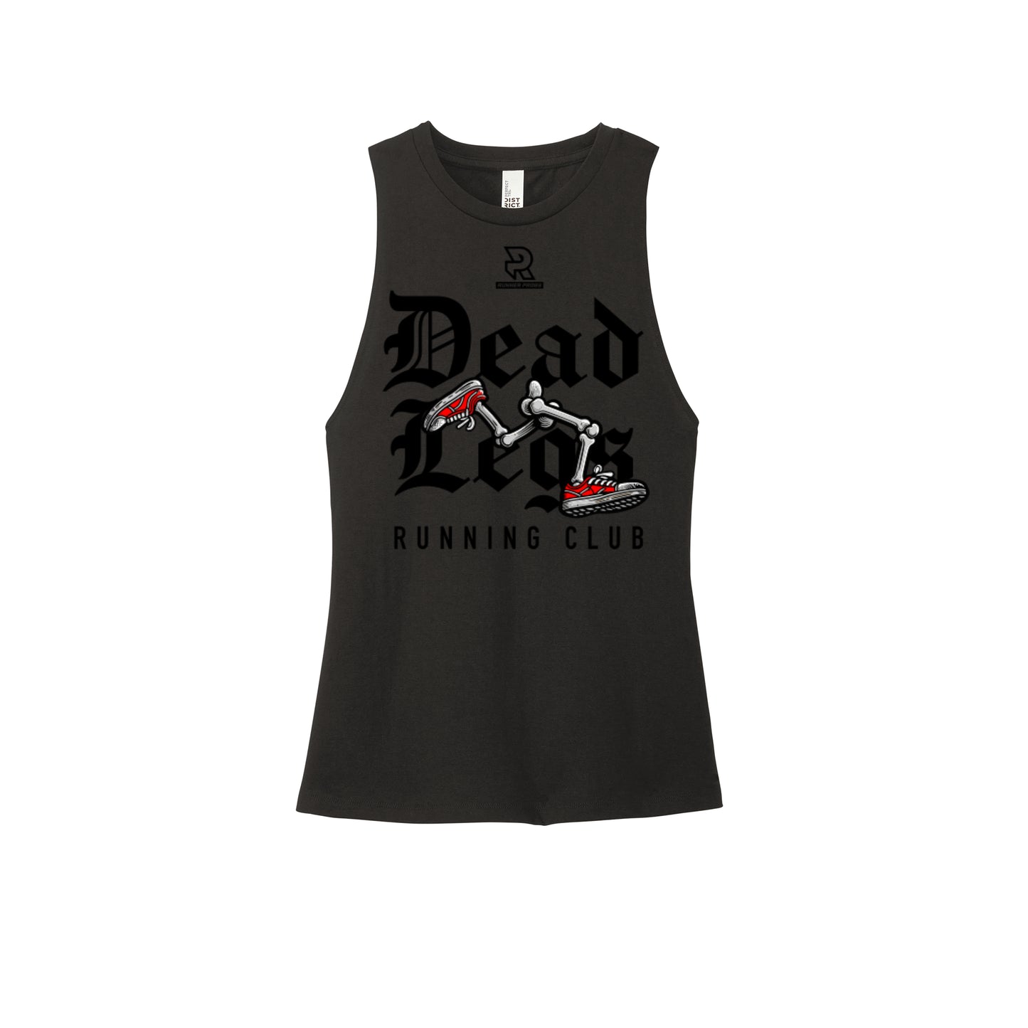 DEAD LEGS (Black) - Womens Perfect Tri Muscle Tank