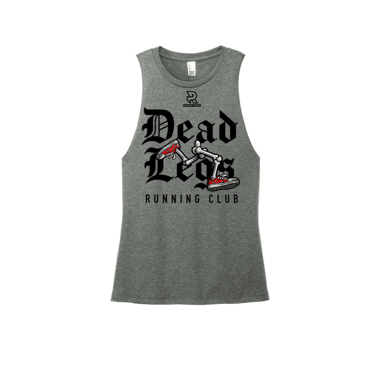 DEAD LEGS (Black) - Womens Perfect Tri Muscle Tank