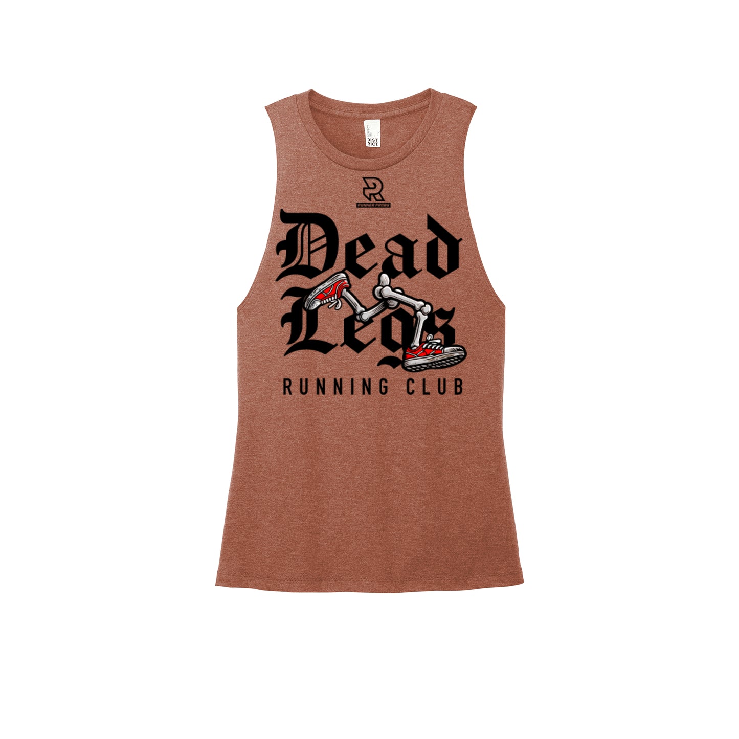 DEAD LEGS (Black) - Womens Perfect Tri Muscle Tank