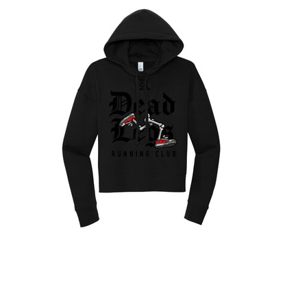 DEAD LEGS (Black) - Womens Fleece Hoodie