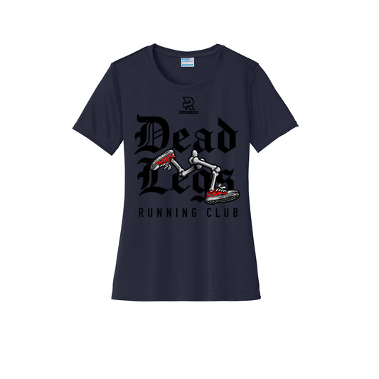 DEAD LEGS (Black) - Womens Short Sleeve Performance Tee