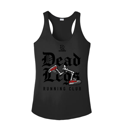 DEAD LEGS (Black) - Womens Competitor Racerback Tank