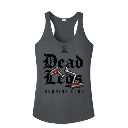 DEAD LEGS (Black) - Womens Competitor Racerback Tank