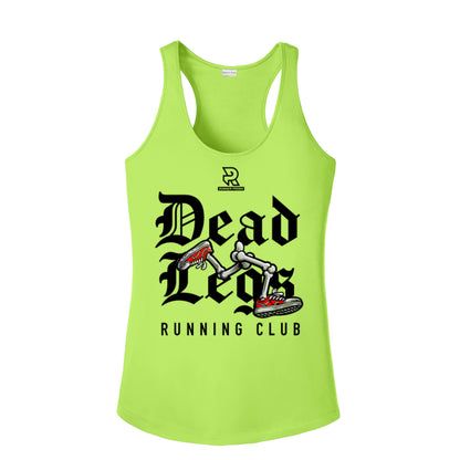 DEAD LEGS (Black) - Womens Competitor Racerback Tank