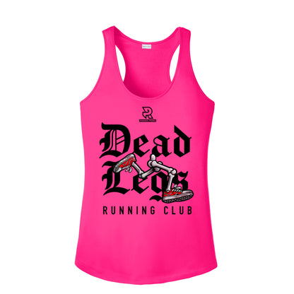 DEAD LEGS (Black) - Womens Competitor Racerback Tank