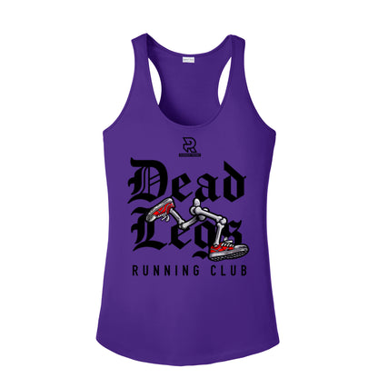 DEAD LEGS (Black) - Womens Competitor Racerback Tank