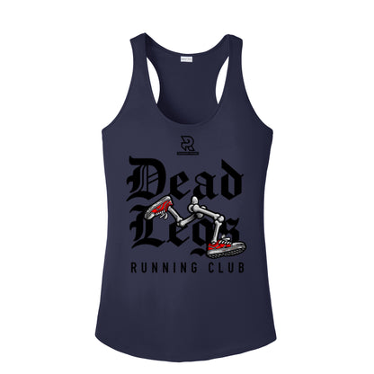 DEAD LEGS (Black) - Womens Competitor Racerback Tank