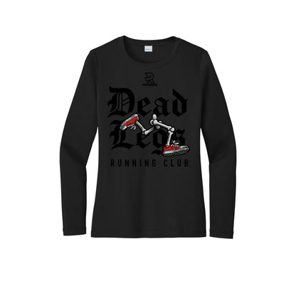 DEAD LEGS (Black) - Womens Pro Long Sleeve Performance Tee