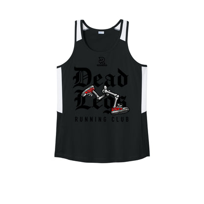DEAD LEGS (Black) - Womens Club Track Tank