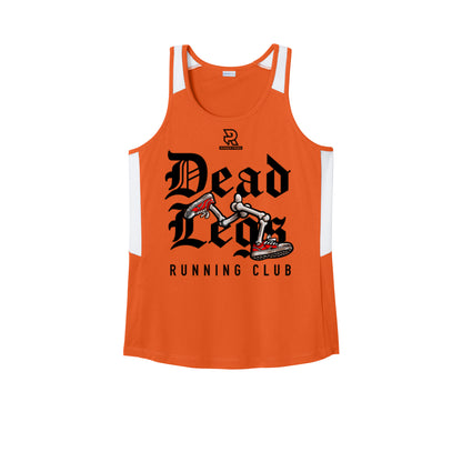 DEAD LEGS (Black) - Womens Club Track Tank