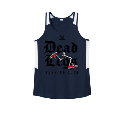 DEAD LEGS (Black) - Womens Club Track Tank