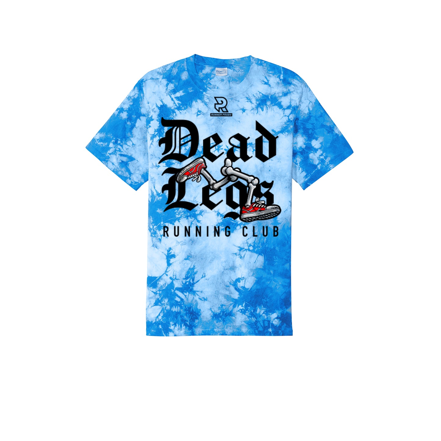 DEAD LEGS (Black) - Short Sleeve Tie Dye Cotton Tee