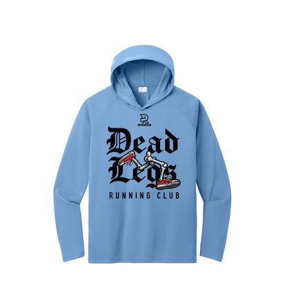 DEAD LEGS (Black) - Long Sleeve Hooded Performance Tee