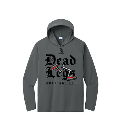 DEAD LEGS (Black) - Long Sleeve Hooded Performance Tee