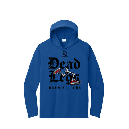 DEAD LEGS (Black) - Long Sleeve Hooded Performance Tee