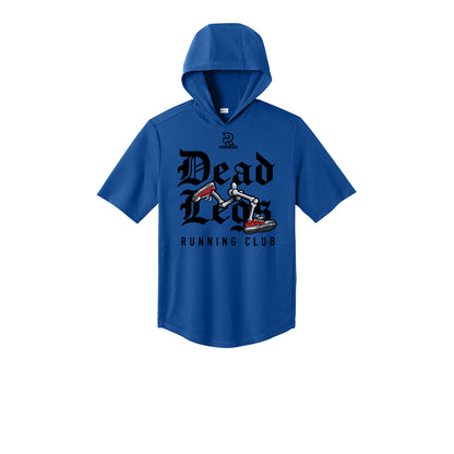 DEAD LEGS (Black) - Short Sleeve Performance Hoodie