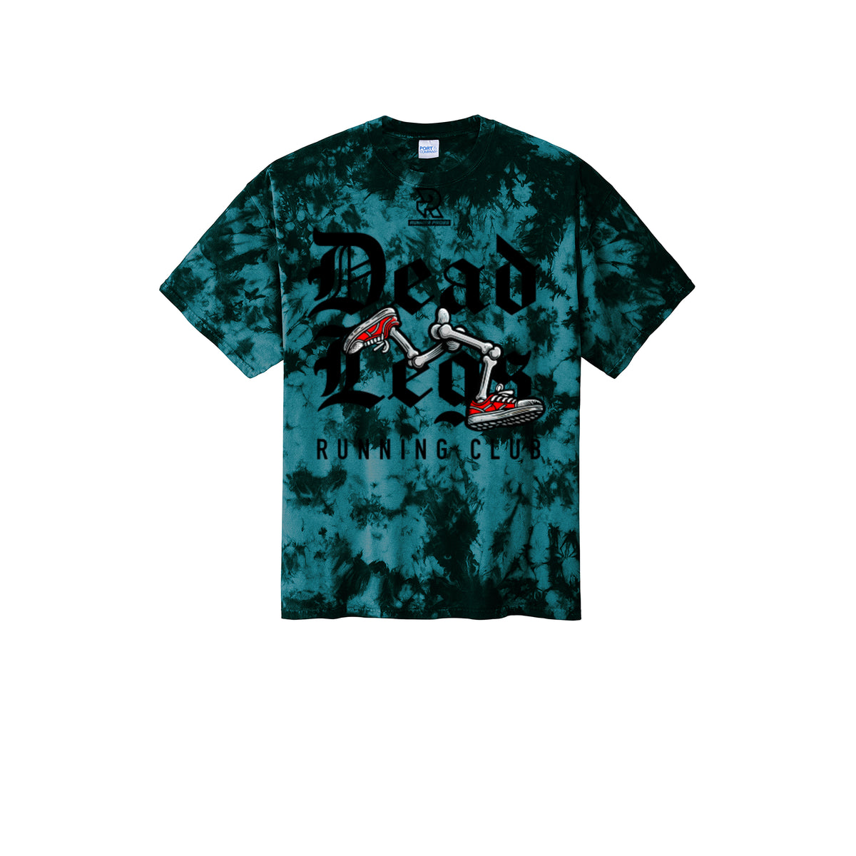 DEAD LEGS (Black) - Short Sleeve Tie Dye Cotton Tee