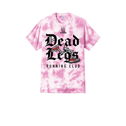DEAD LEGS (Black) - Short Sleeve Tie Dye Cotton Tee