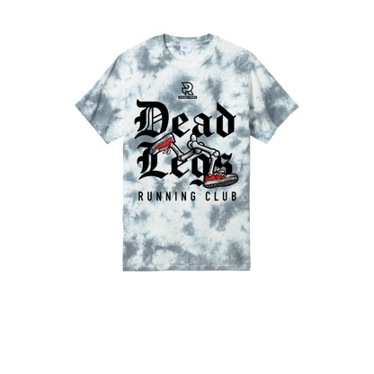 DEAD LEGS (Black) - Short Sleeve Tie Dye Cotton Tee