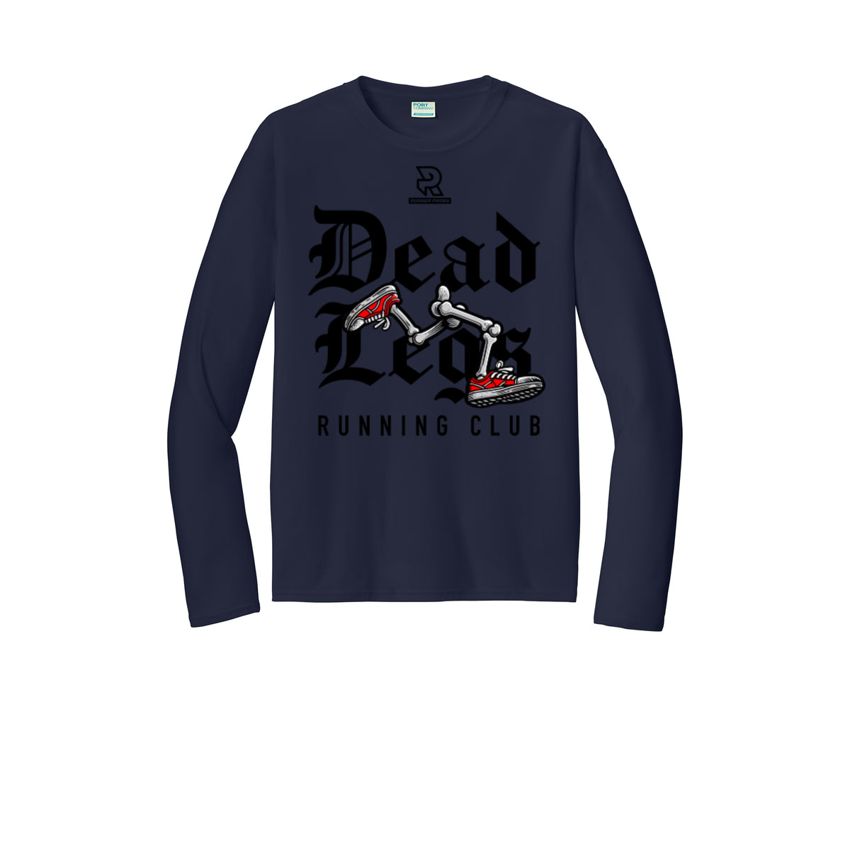 DEAD LEGS (Black) - Long Sleeve Performance Tee