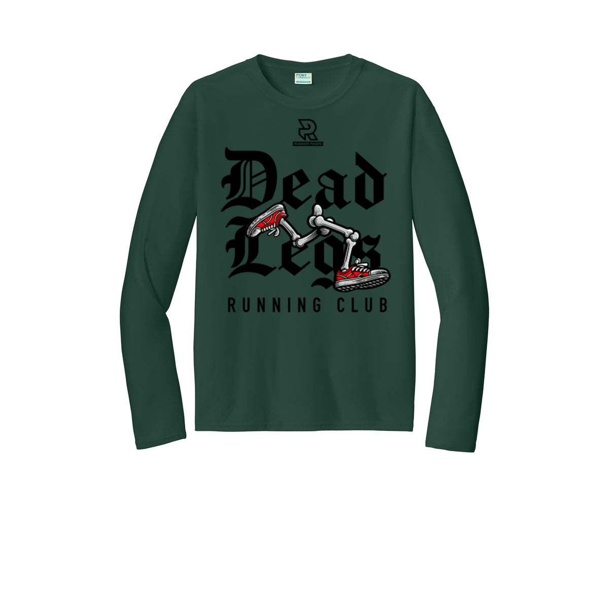 DEAD LEGS (Black) - Long Sleeve Performance Tee