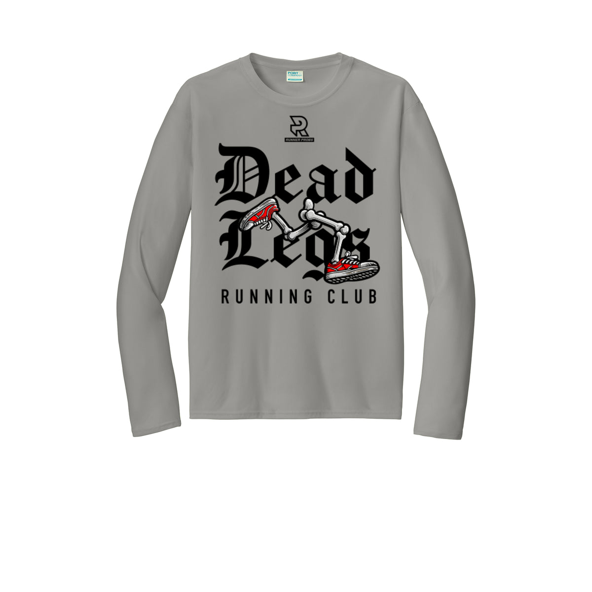DEAD LEGS (Black) - Long Sleeve Performance Tee
