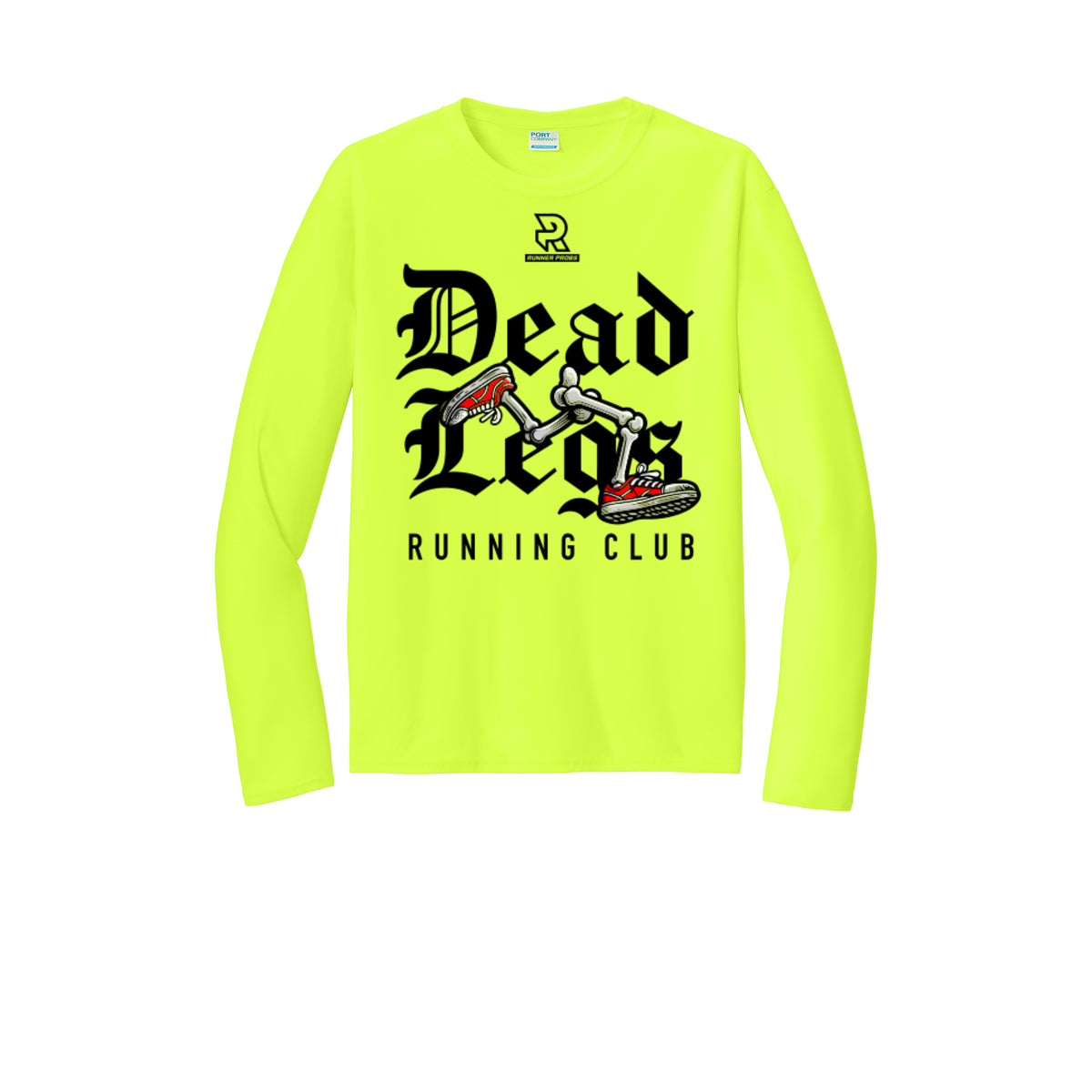 DEAD LEGS (Black) - Long Sleeve Performance Tee
