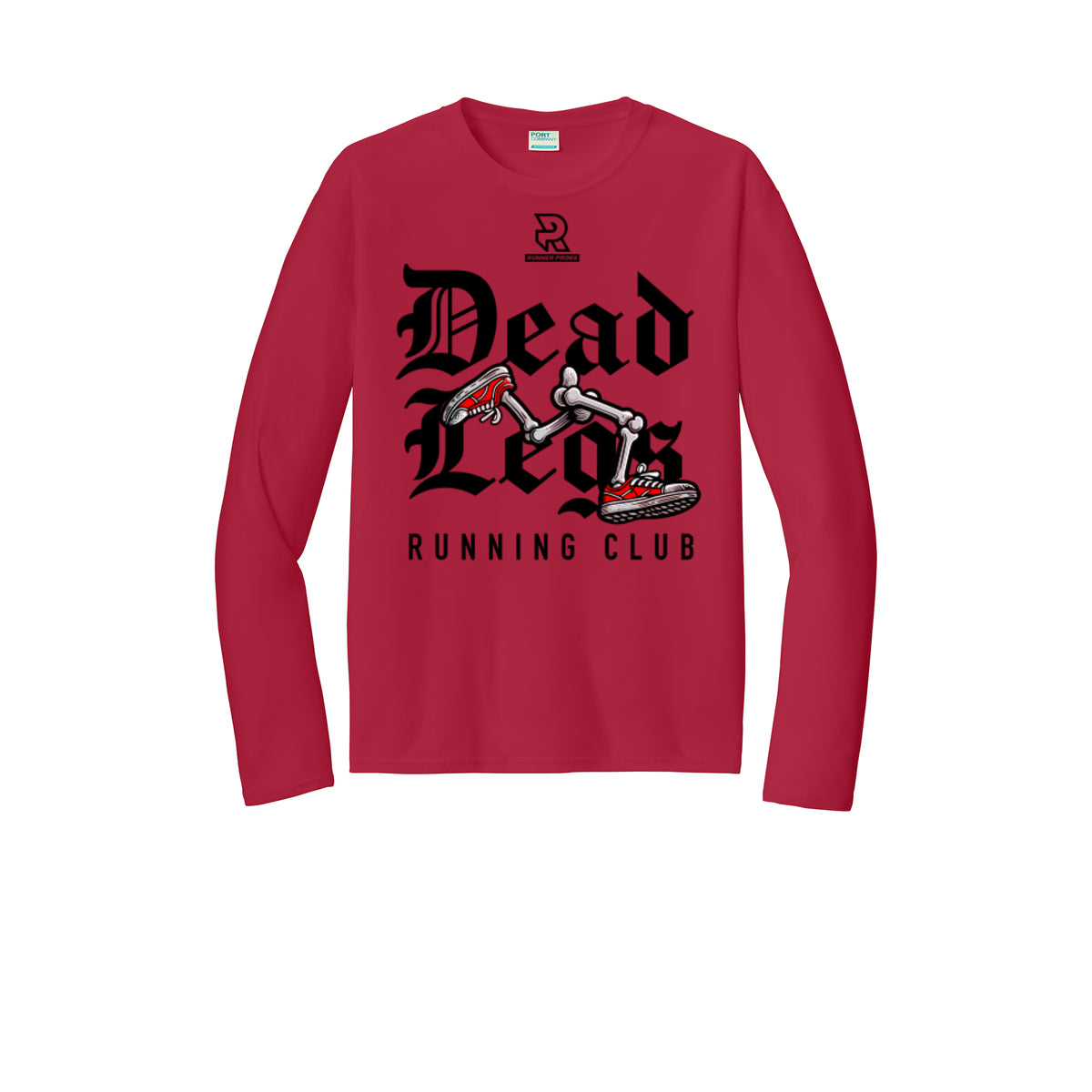 DEAD LEGS (Black) - Long Sleeve Performance Tee