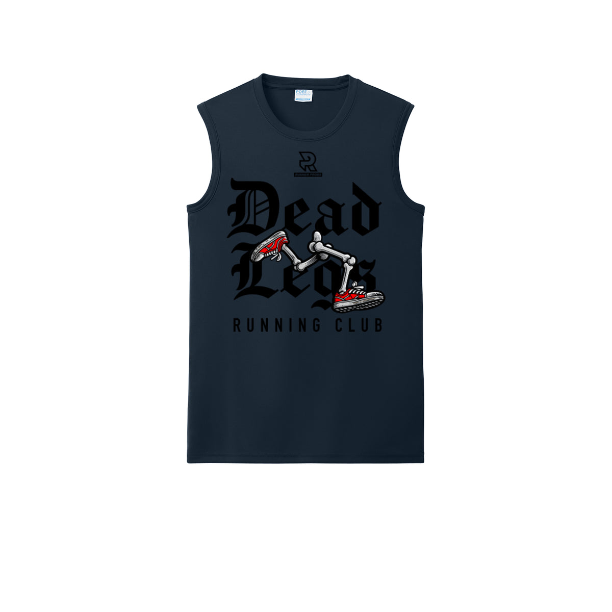 DEAD LEGS (Black) - Sleeveless Performance Tee