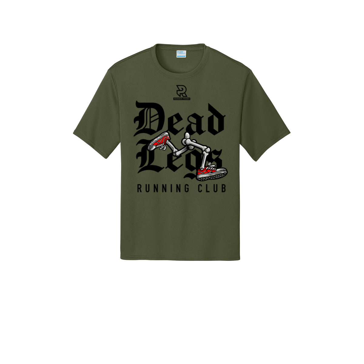 DEAD LEGS (Black) - Short Sleeve Performance Tee