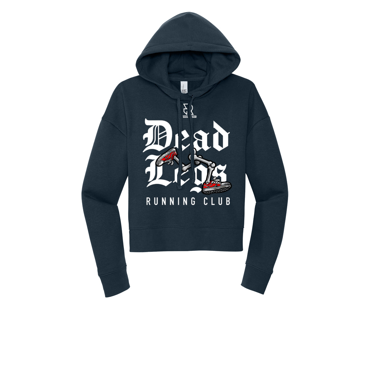 DEAD LEGS (White) - Womens Fleece Hoodie