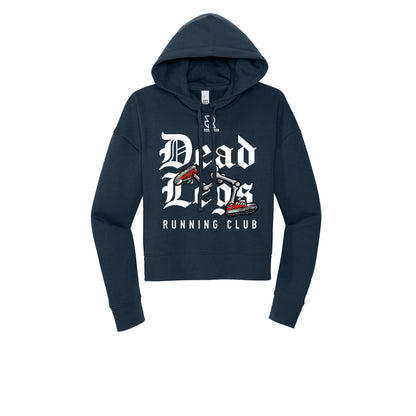 DEAD LEGS (White) - Womens Fleece Hoodie