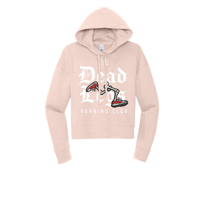 DEAD LEGS (White) - Womens Fleece Hoodie