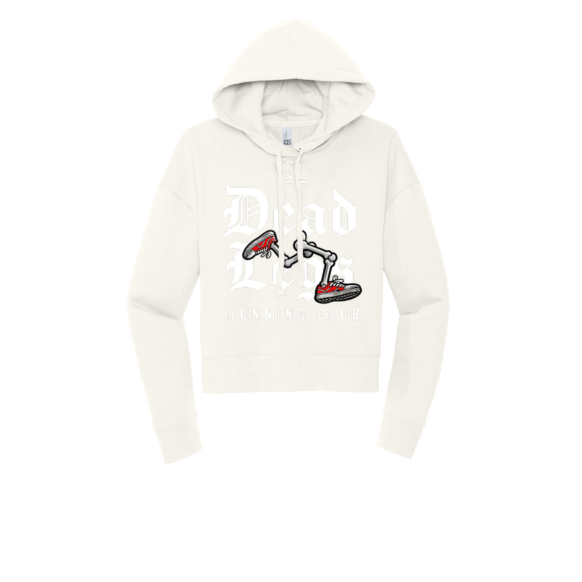 DEAD LEGS (White) - Womens Fleece Hoodie