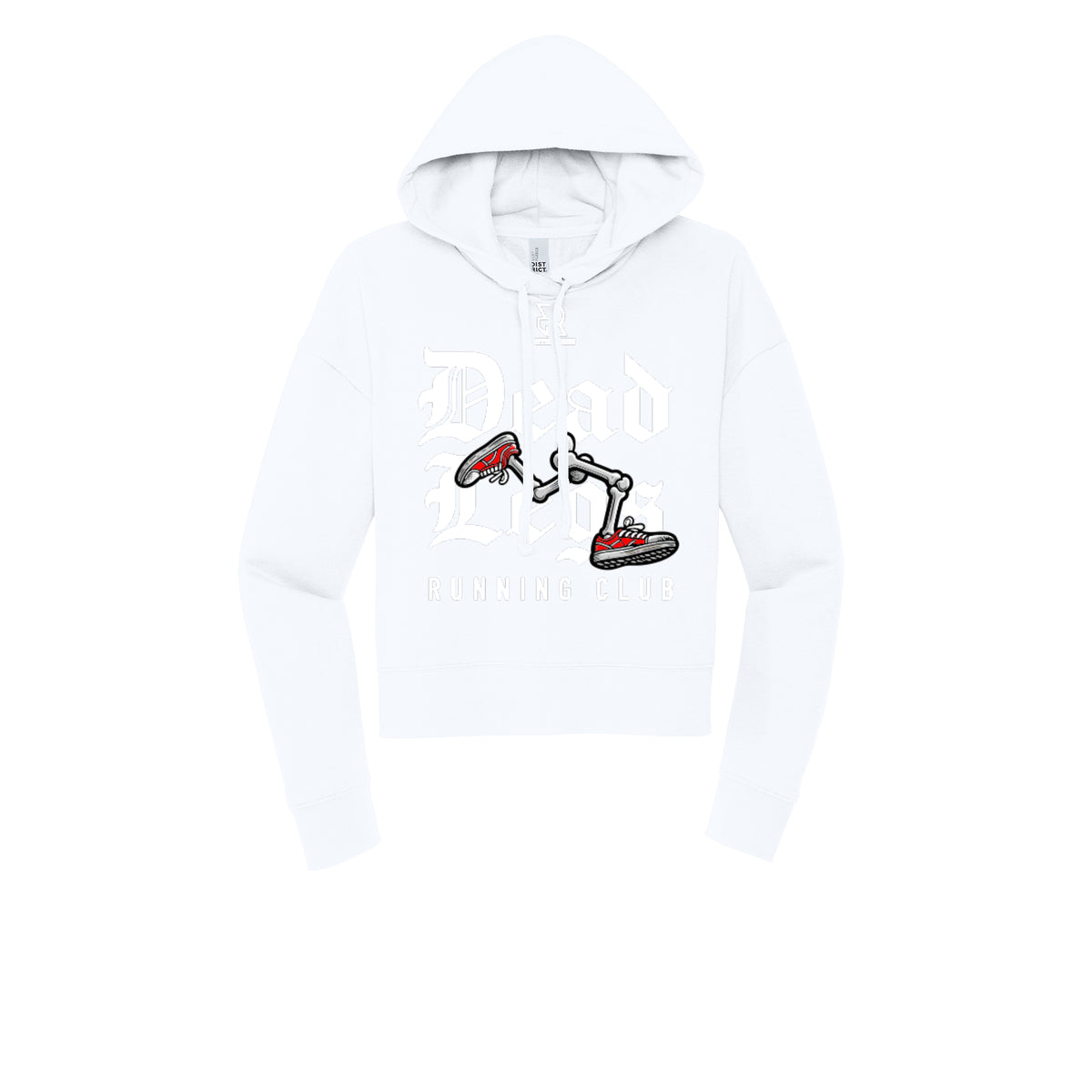 DEAD LEGS (White) - Womens Fleece Hoodie