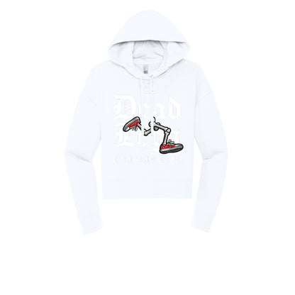 DEAD LEGS (White) - Womens Fleece Hoodie
