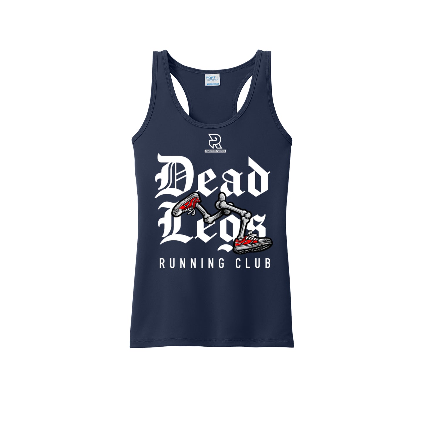 DEAD LEGS (White) - Womens Performance Tank