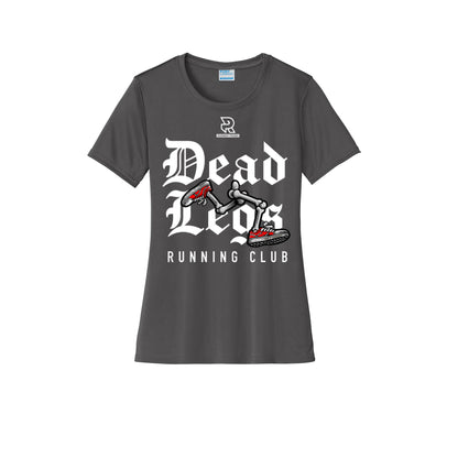 DEAD LEGS (White) - Womens Short Sleeve Performance Tee