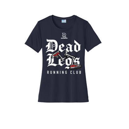 DEAD LEGS (White) - Womens Short Sleeve Performance Tee