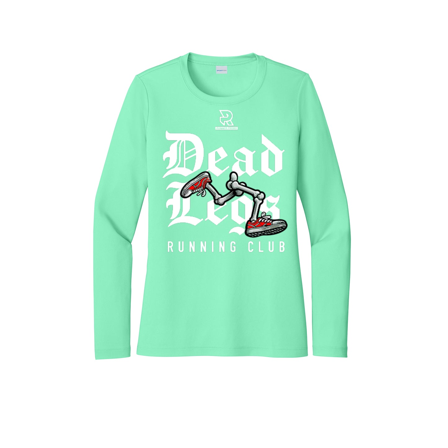 DEAD LEGS (White) - Womens Pro Long Sleeve Performance Tee