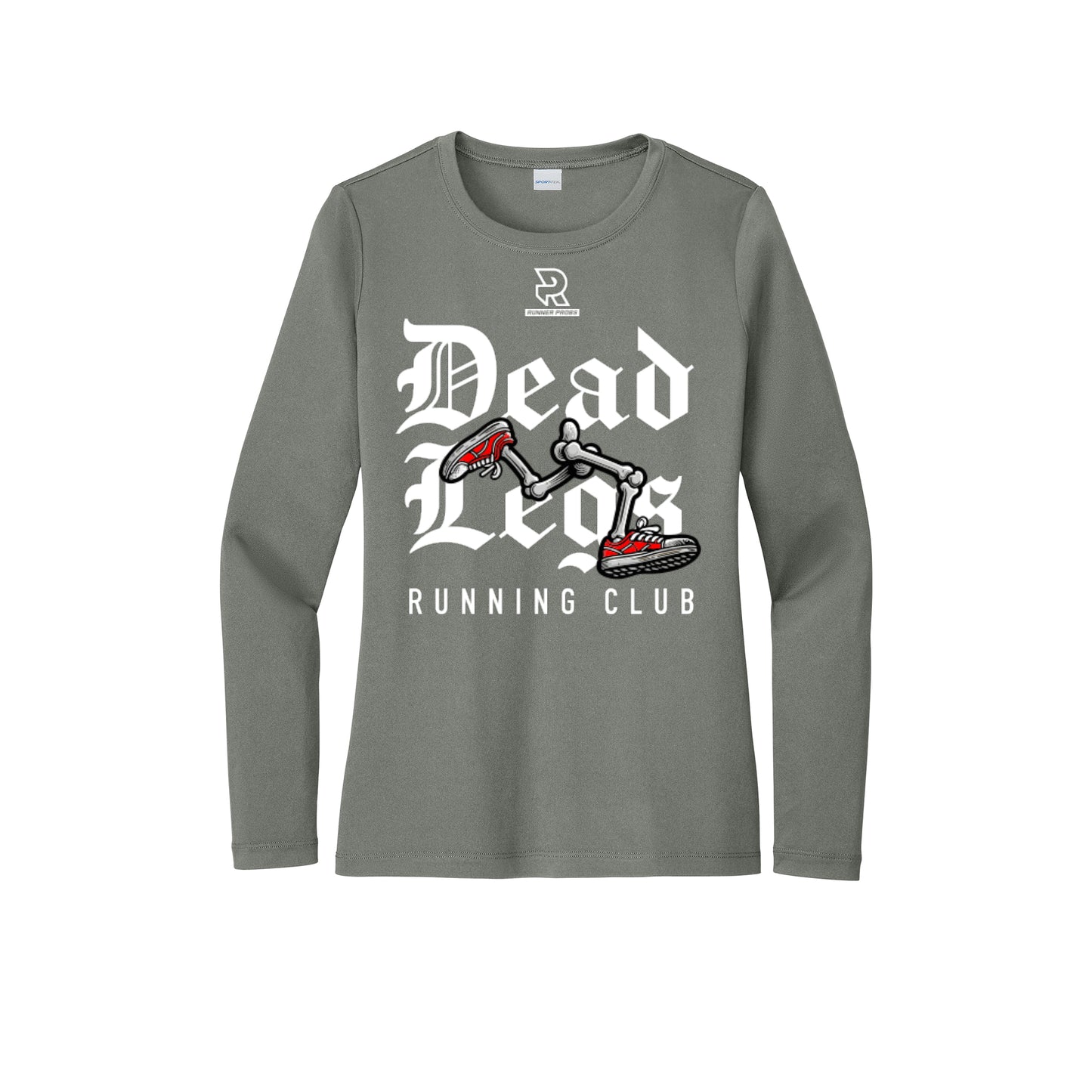 DEAD LEGS (White) - Womens Pro Long Sleeve Performance Tee