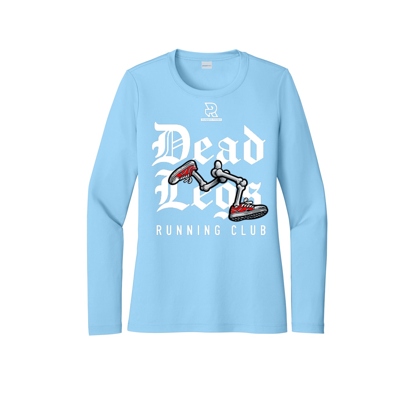 DEAD LEGS (White) - Womens Pro Long Sleeve Performance Tee