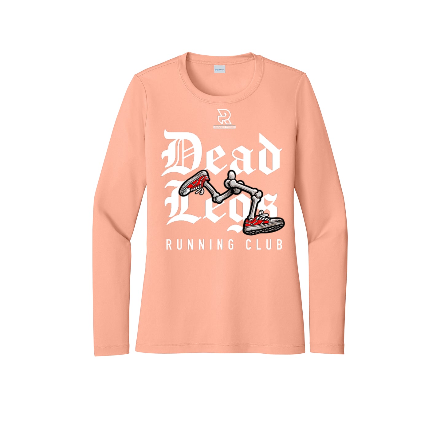 DEAD LEGS (White) - Womens Pro Long Sleeve Performance Tee