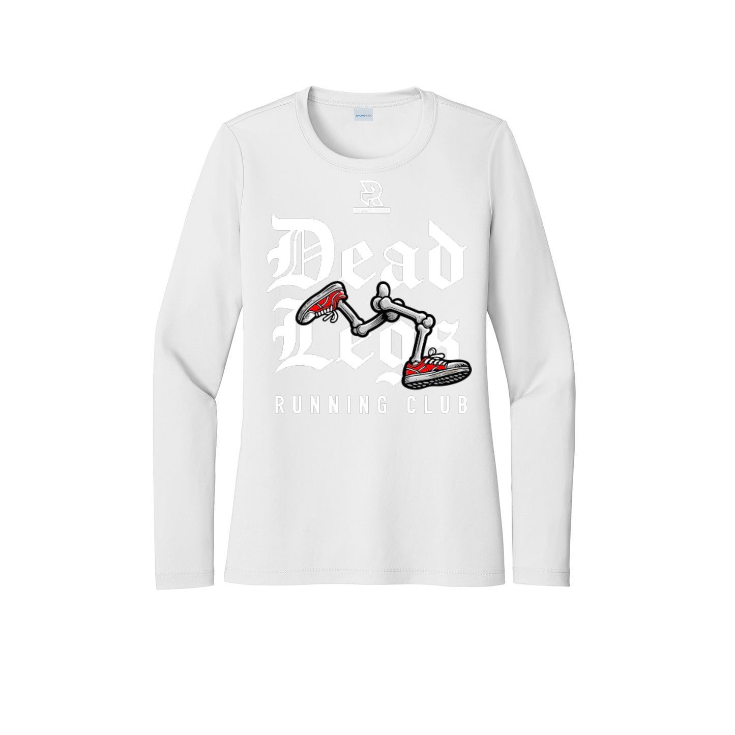 DEAD LEGS (White) - Womens Pro Long Sleeve Performance Tee