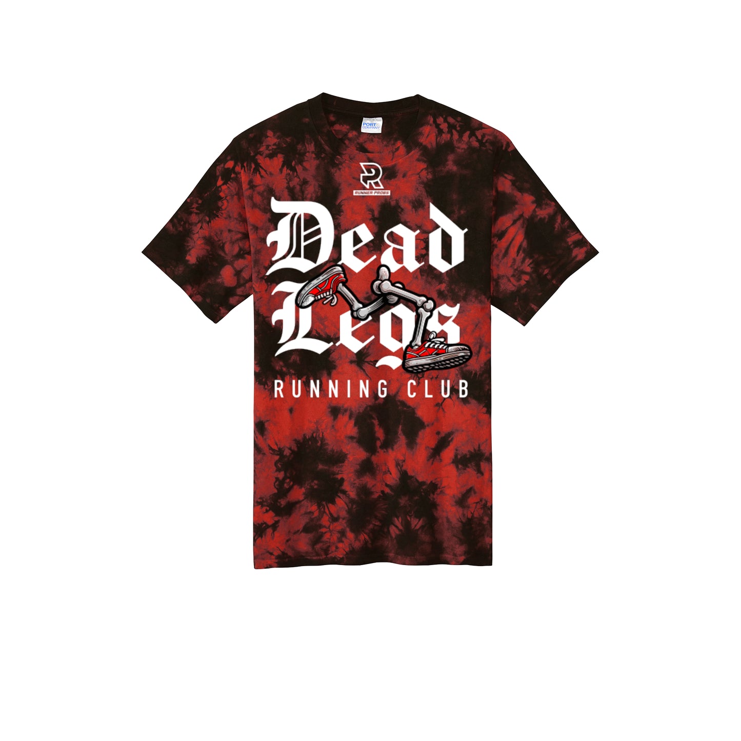DEAD LEGS (White) - Short Sleeve Tie Dye Cotton Tee