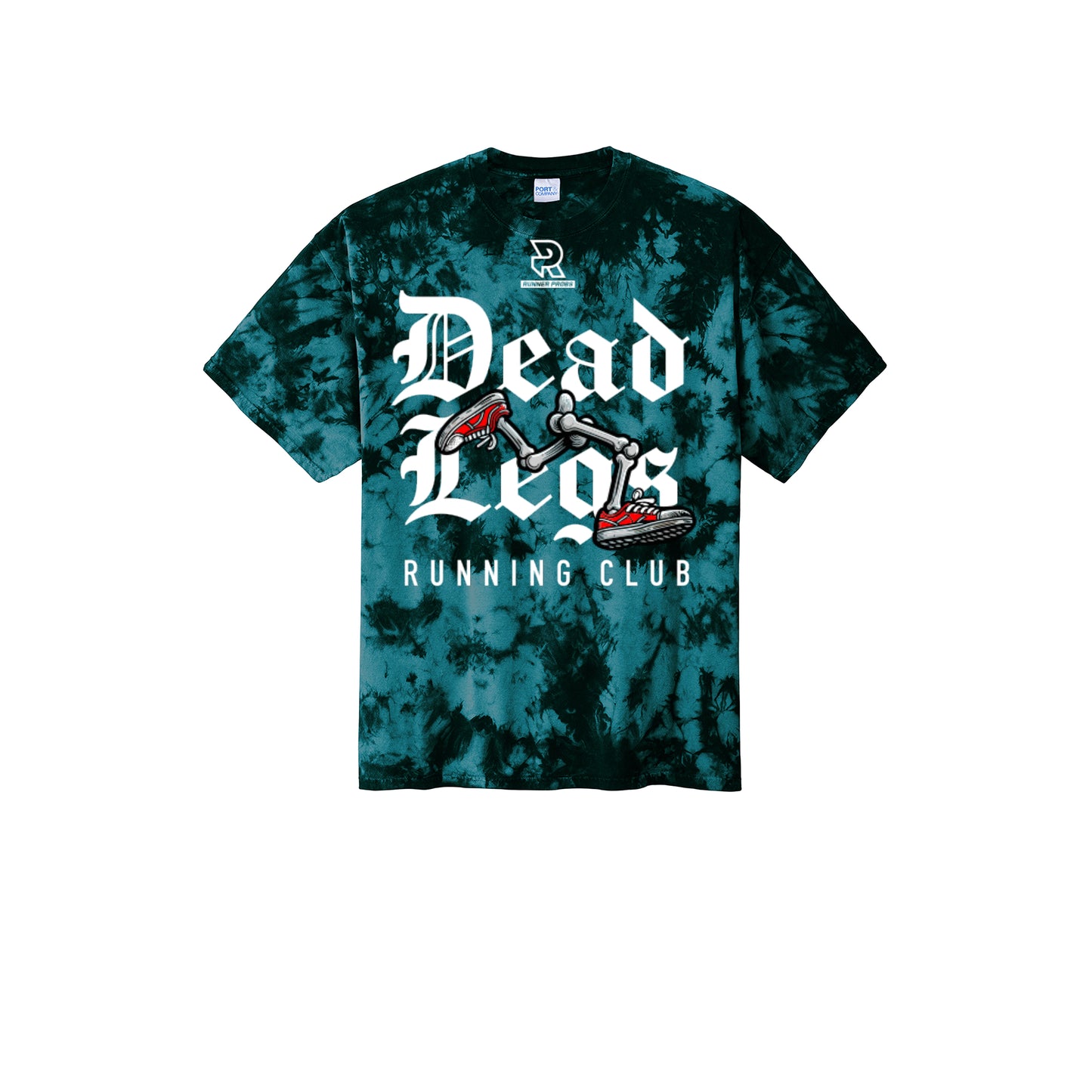 DEAD LEGS (White) - Short Sleeve Tie Dye Cotton Tee