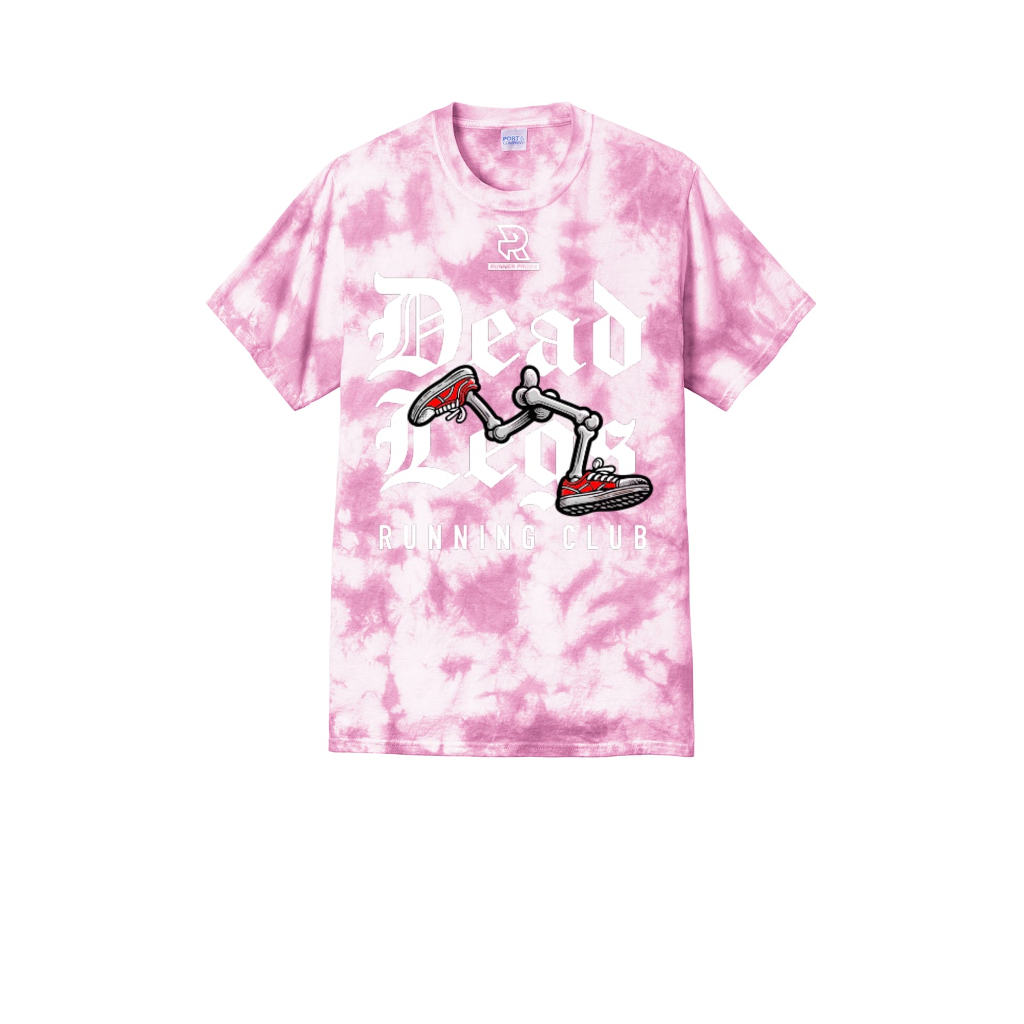 DEAD LEGS (White) - Short Sleeve Tie Dye Cotton Tee